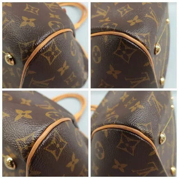 100% Authentic Louis Vuitton Tivoli Brown Monogram Canvas Tote - Picture 6 of 12